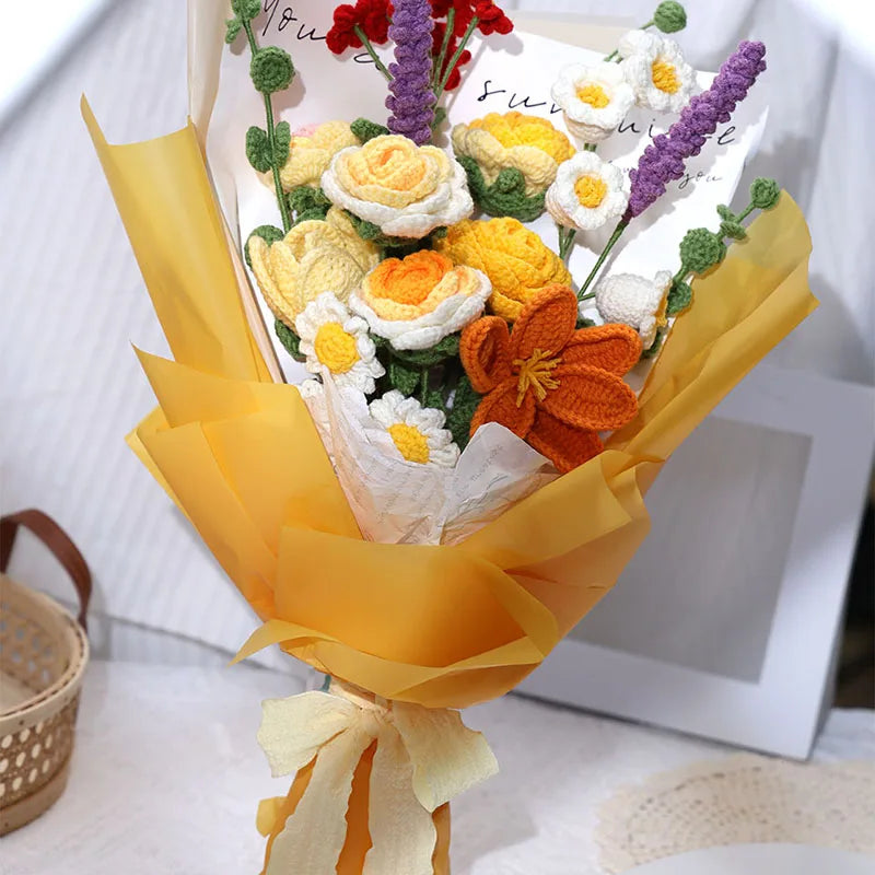 Häkelset „Blumenstrauß“ – Kreatives DIY für Anfänger