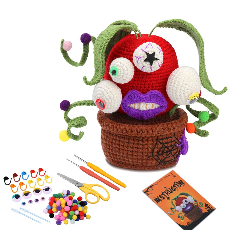 Halloween Häkel-Starterset – Kreativer DIY-Spaß für die gruseligste Zeit des Jahres