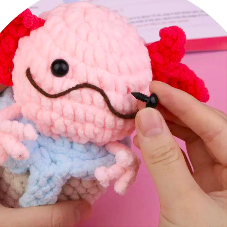 Axolotl Häkelset für Anfänger – Komplettset zum Selbermachen