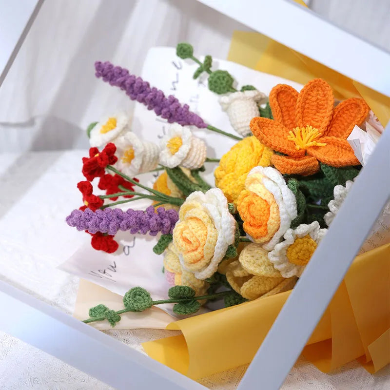Häkelset „Blumenstrauß“ – Kreatives DIY für Anfänger