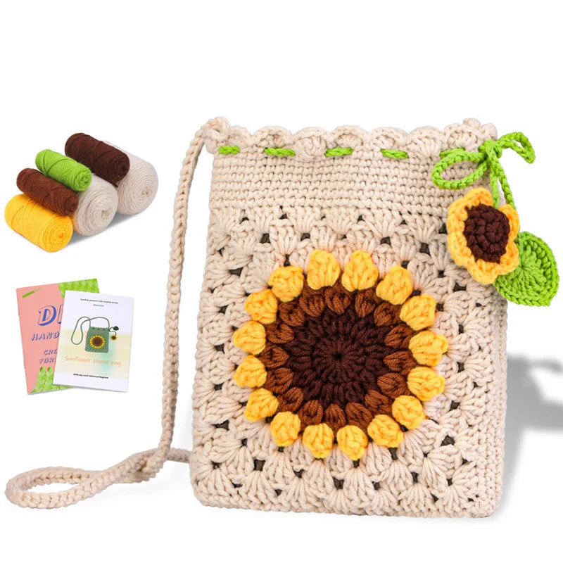 Häkelset für Anfänger – DIY-Tasche für Erwachsene mit Videoanleitung