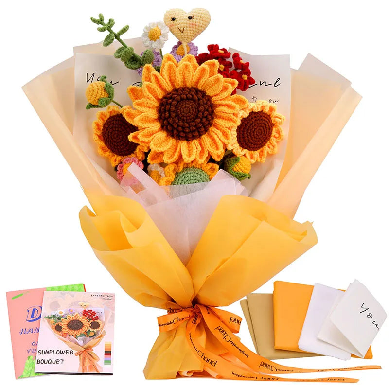 Häkelset „Blumenstrauß“ – Kreatives DIY für Anfänger