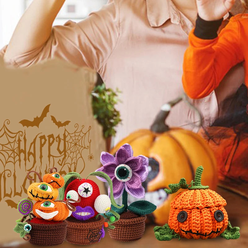 Halloween Häkel-Starterset – Kreativer DIY-Spaß für die gruseligste Zeit des Jahres