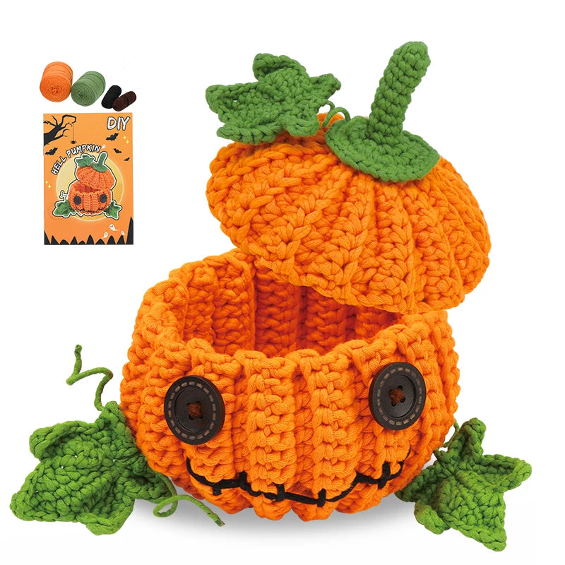 Halloween Häkel-Starterset – Kreativer DIY-Spaß für die gruseligste Zeit des Jahres
